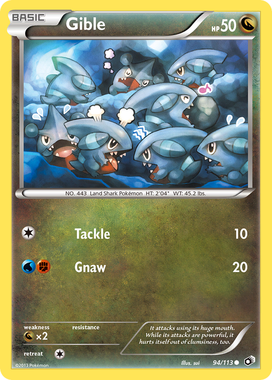 Gible - 094/113 - Legendary Treasures