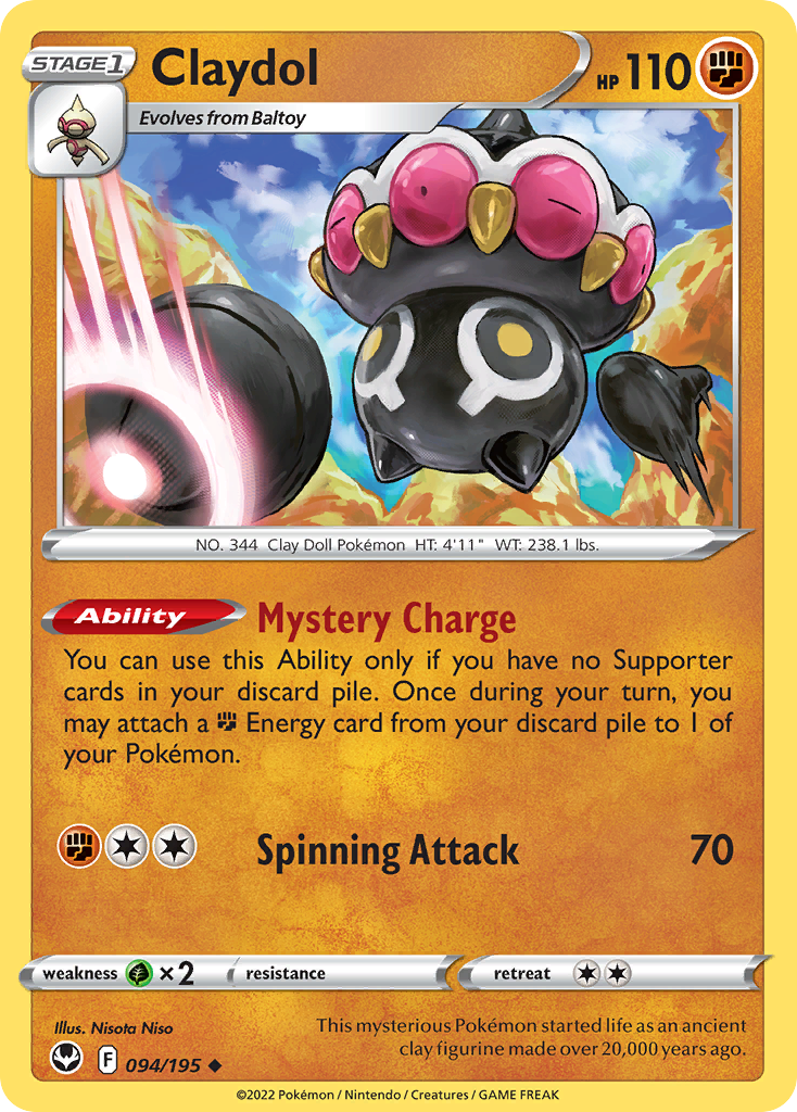 Claydol - 094/195 - Silver Tempest