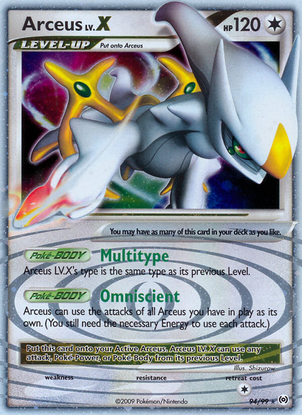 Arceus LV.X - 94/99 - Arceus