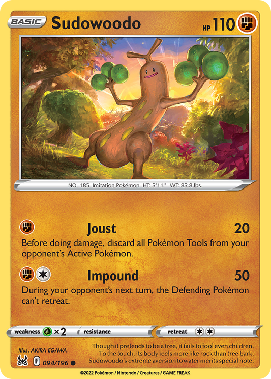 Sudowoodo - 094/196 - Lost Origin