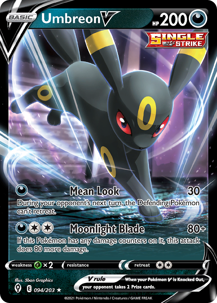 Umbreon V - 094/203 - Evolving Skies