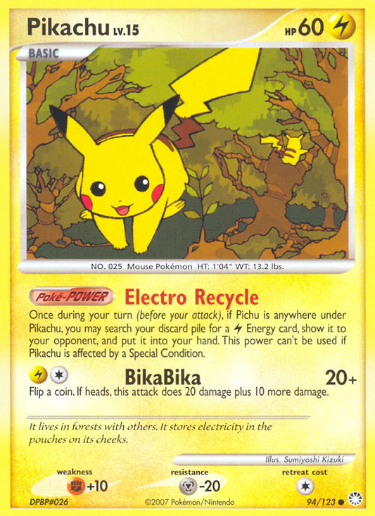 Pikachu - 094/123 - Mysterious Treasures