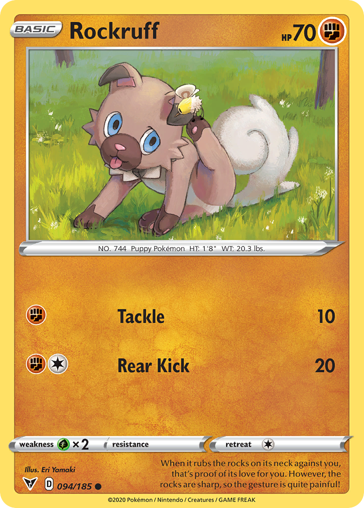 Rockruff - 094/185 - Vivid Voltage