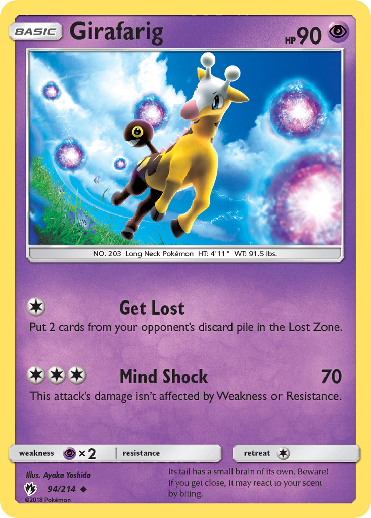 Girafarig - 094/214 - Lost Thunder