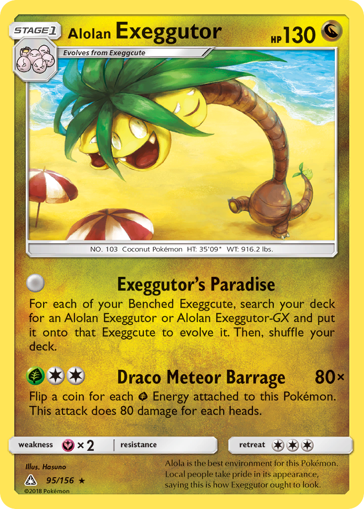 Alolan Exeggutor - 095/156 - Ultra Prism