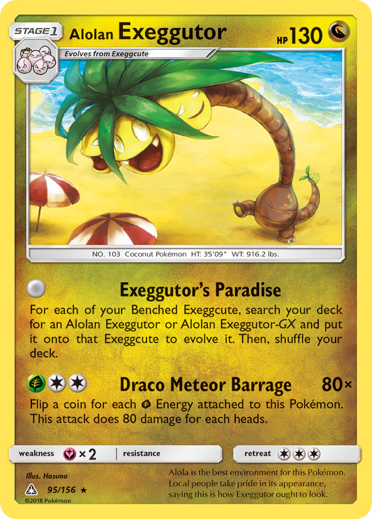 Alolan Exeggutor - 095/156 - Ultra Prism