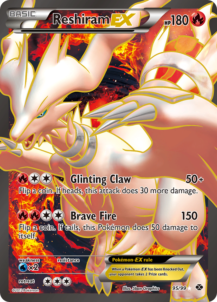 Reshiram-EX - 95/99 - Next Destinies