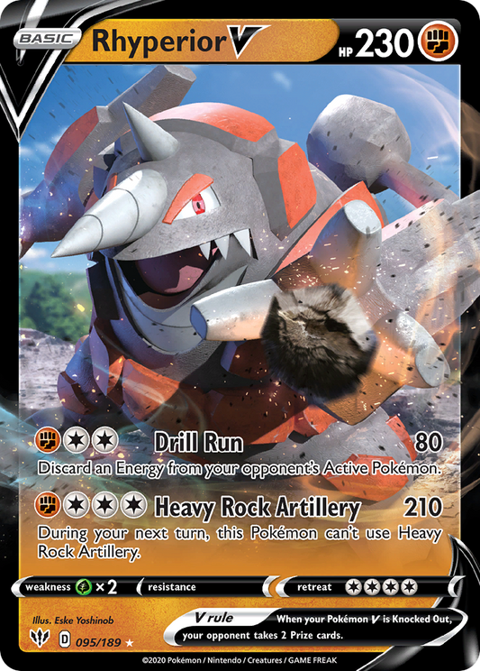 Rhyperior V - 095/189 - Darkness Ablaze