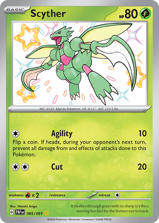 Scyther - 95/91 - Paldean Fates