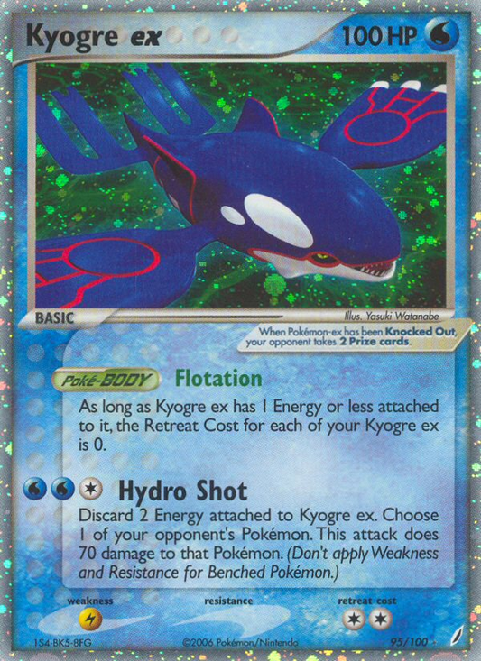 Kyogre ex - 095/100 - Crystal Guardians