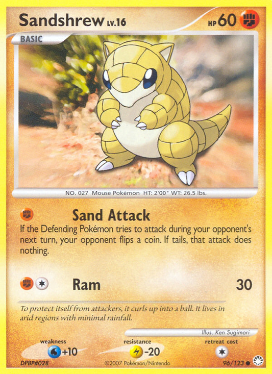 Sandshrew - 096/123 - Mysterious Treasures