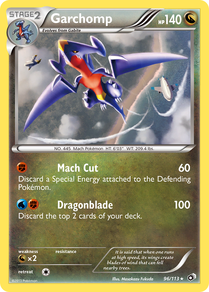 Garchomp - 096/113 - Legendary Treasures