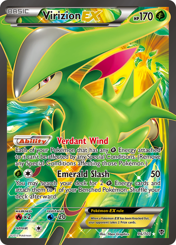 Virizion-EX - 096/101 - Plasma Blast