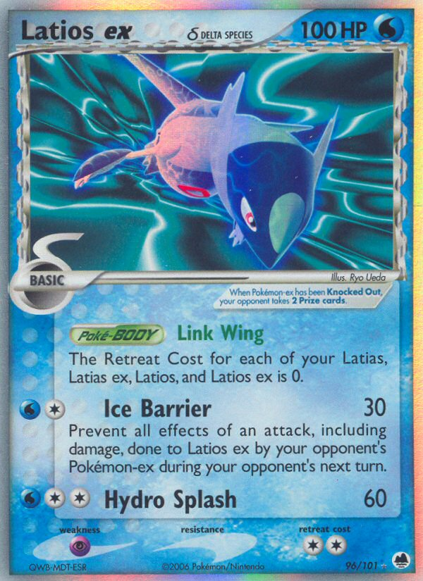 Latios ex δ - 096/101 - Dragon Frontiers