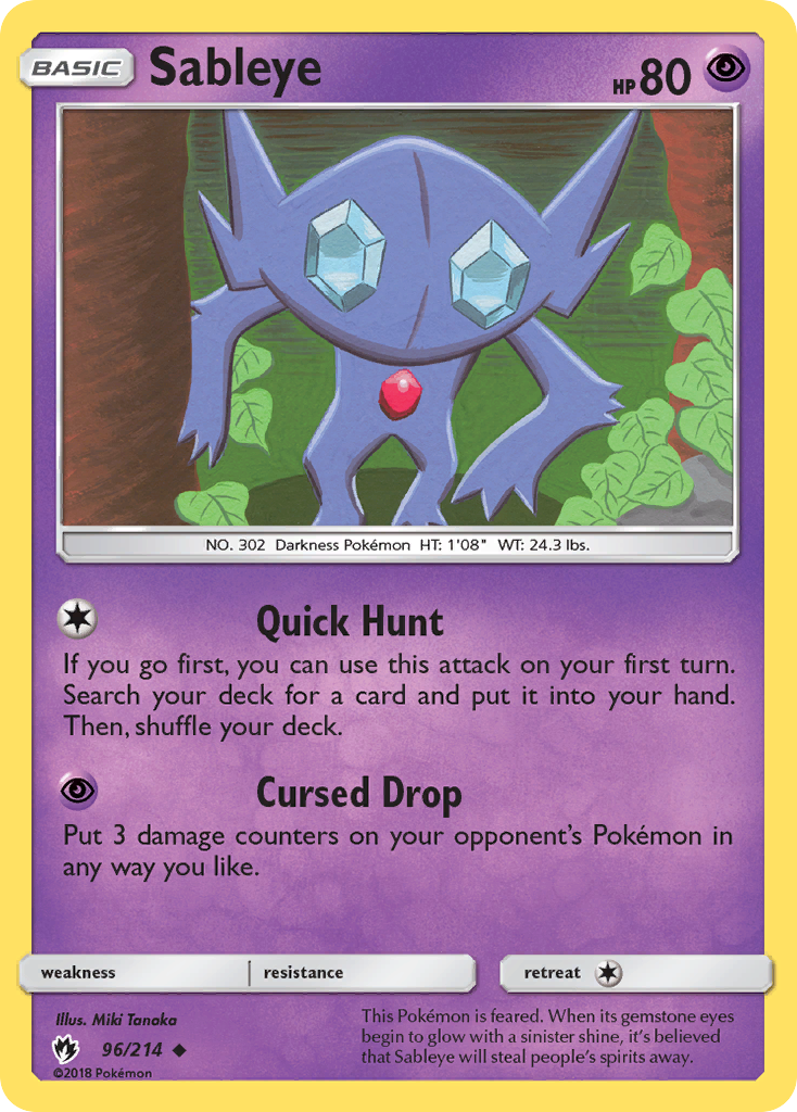 Sableye - 096/214 - Lost Thunder