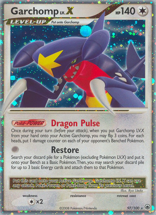 Garchomp LV.X - 097/100 - Majestic Dawn