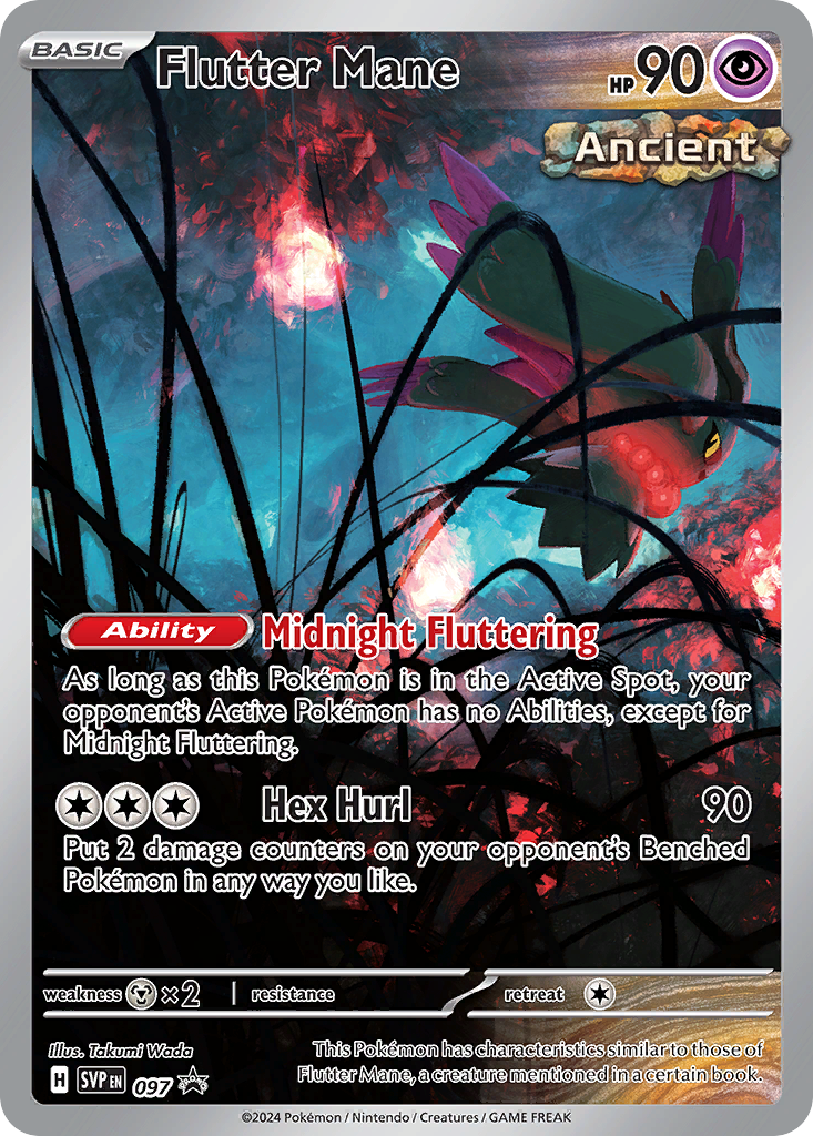 Flutter Mane - 097/148 - Scarlet & Violet Black Star Promos