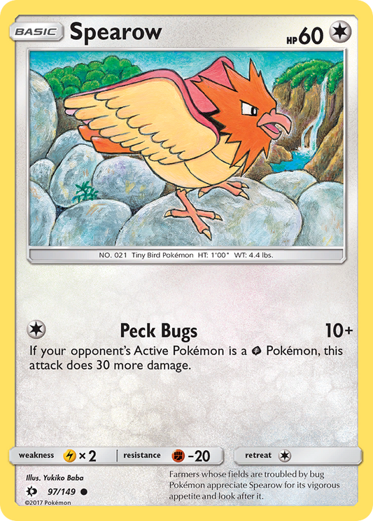 Spearow - 097/149 - Sun & Moon