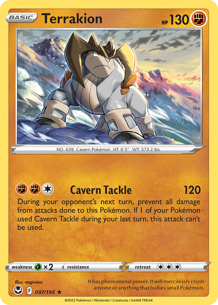 Terrakion - 097/195 - Silver Tempest