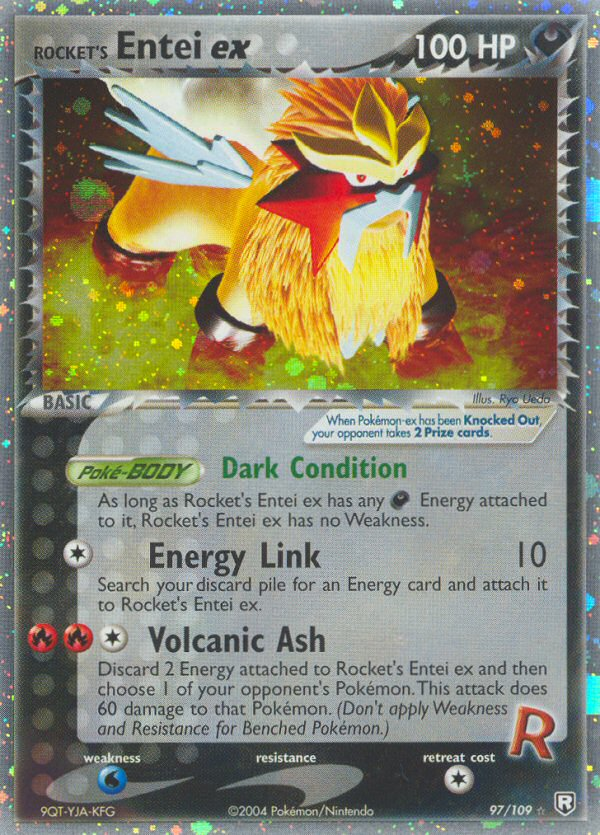 Rocket's Entei ex - 097/109 - Team Rocket Returns