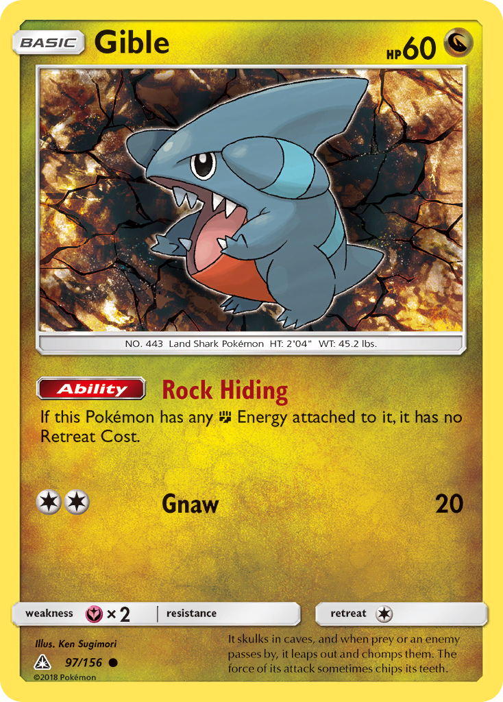 Gible - 097/156 - Ultra Prism