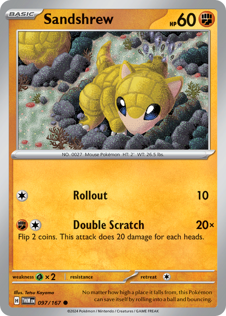 Sandshrew - 097/167 - Twilight Masquerade