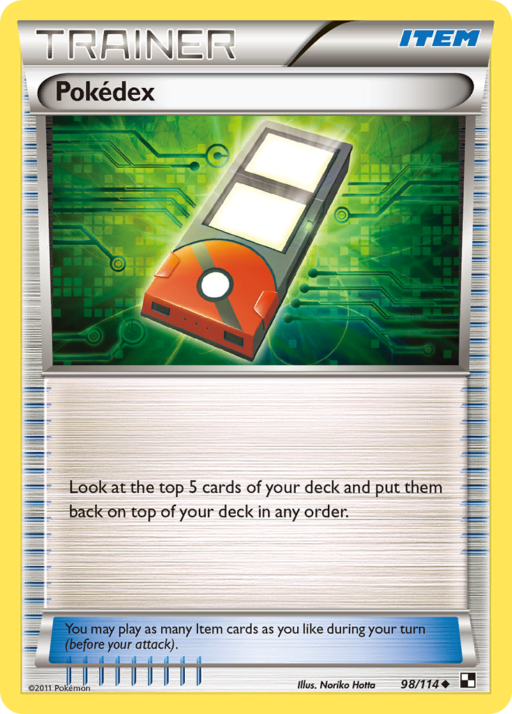 Pokédex - 098/114 - Black & White