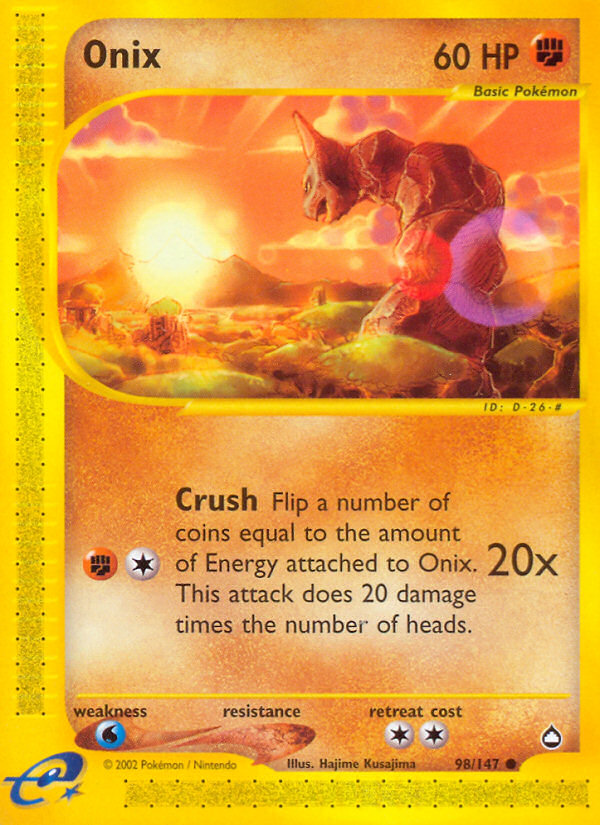 Onix - 098/147 - Aquapolis