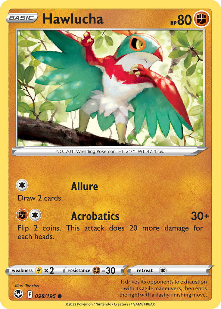 Hawlucha - 098/195 - Silver Tempest