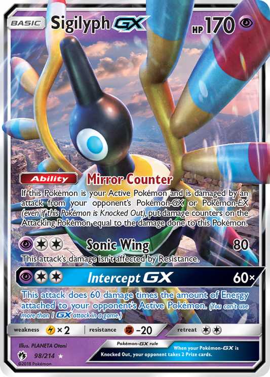 Sigilyph-GX - 098/214 - Lost Thunder