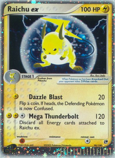 Raichu ex - 098/100 - Sandstorm