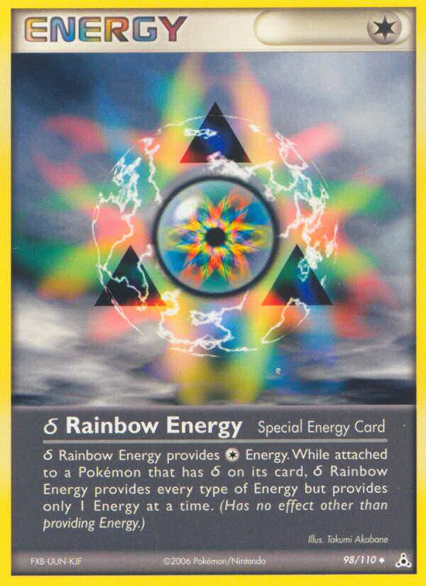 δ Rainbow Energy - 098/110 - Holon Phantoms