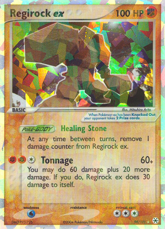 Regirock ex - 098/101 - Hidden Legends