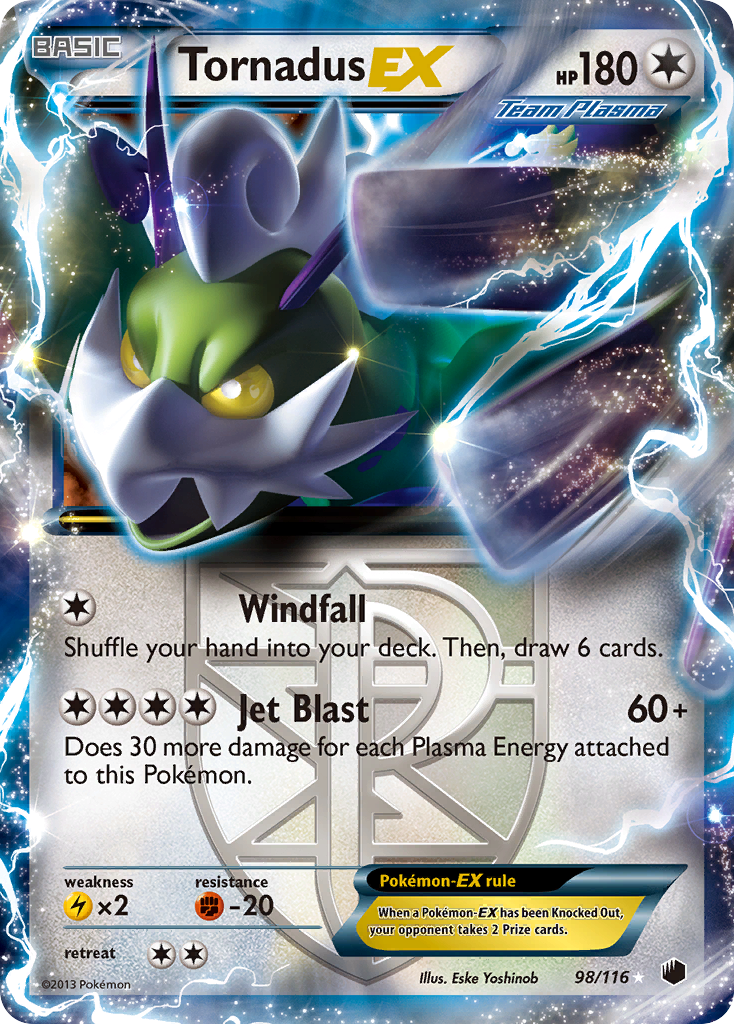 Tornadus-EX - 098/116 - Plasma Freeze