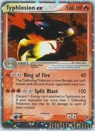 Typhlosion ex - 099/100 - Sandstorm