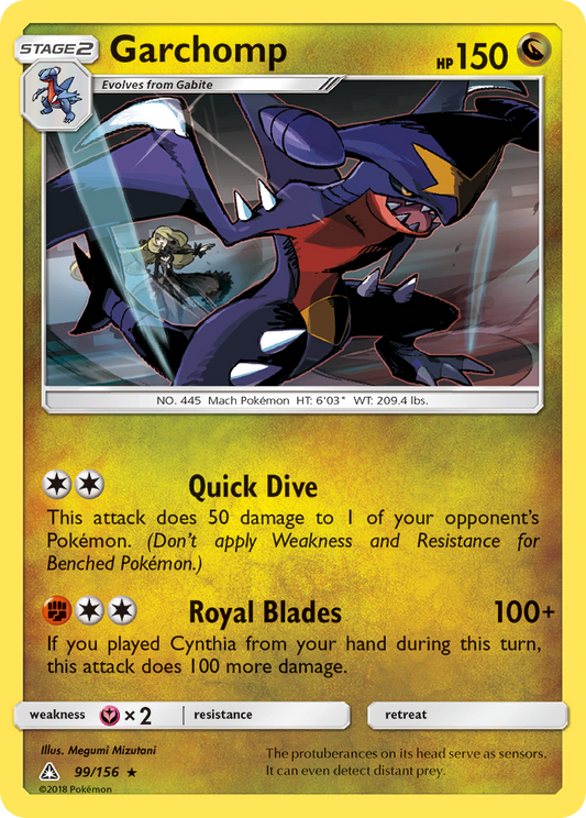 Garchomp - 099/156 - Ultra Prism