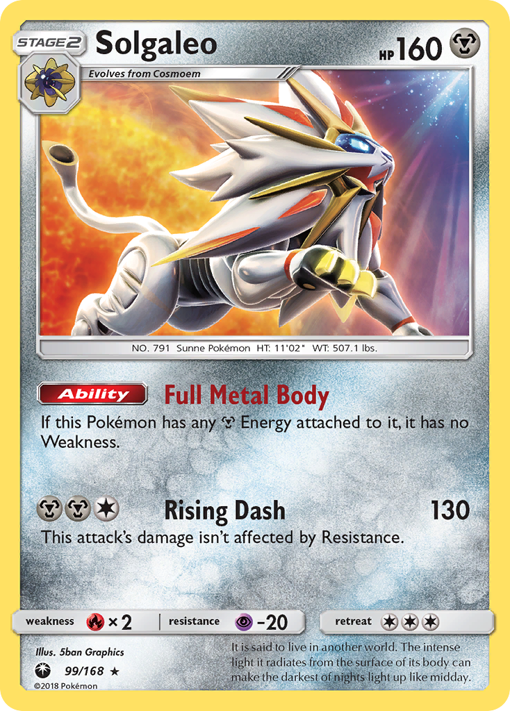 Solgaleo - 099/168 - Celestial Storm