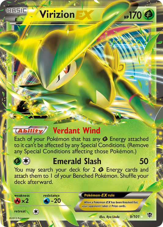 Virizion-EX - 009/101 - Plasma Blast