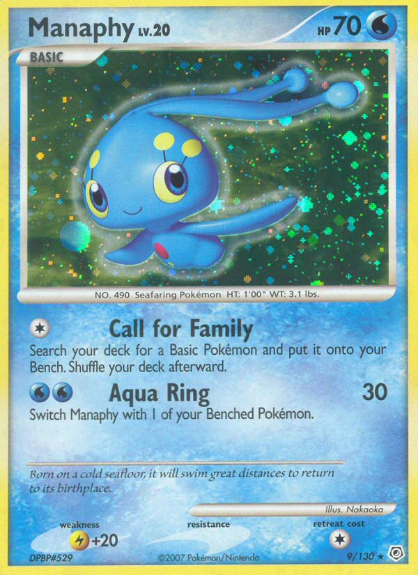 Manaphy - 009/130 - Diamond & Pearl