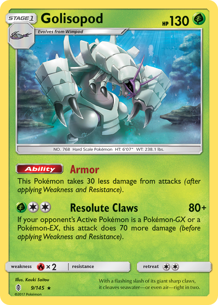 Golisopod - 009/145 - Guardians Rising