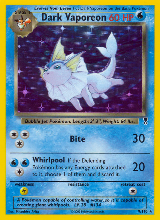 Dark Vaporeon - 009/110 - Legendary Collection