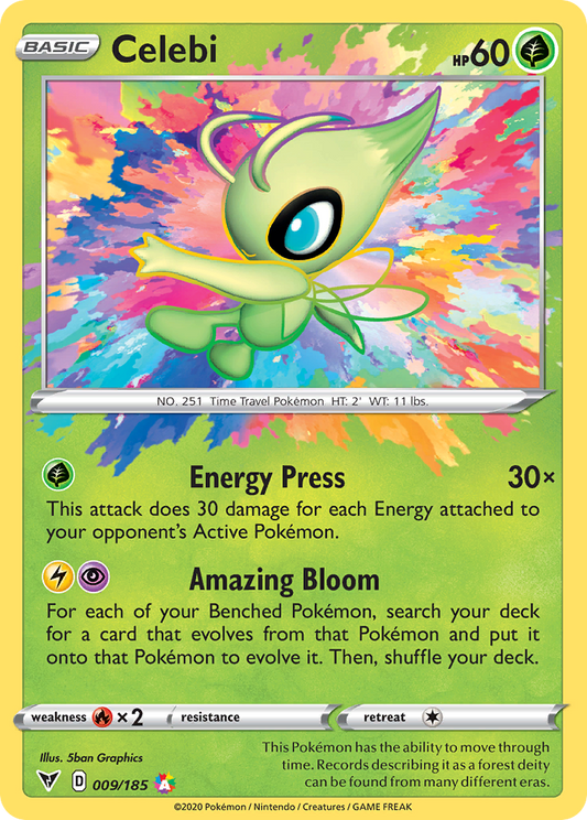 Celebi - 009/185 - Vivid Voltage