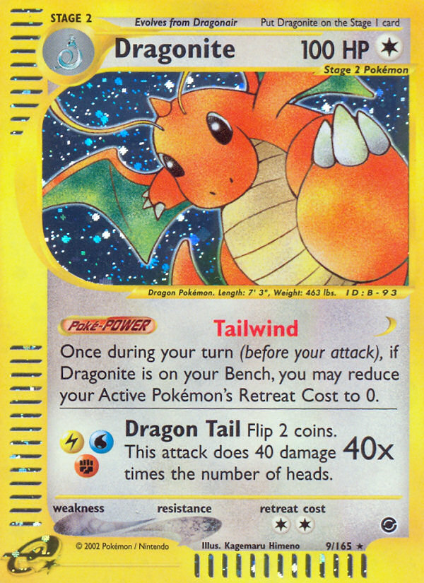 Dragonite - 009/165 - Expedition Base Set