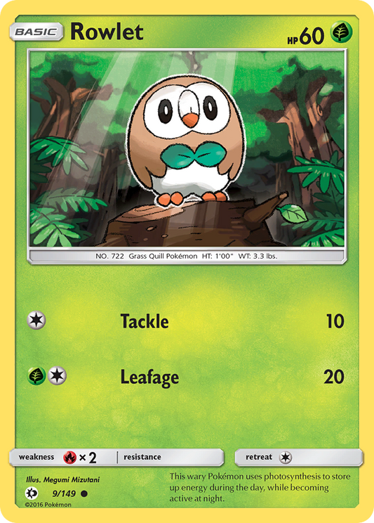 Rowlet - 009/149 - Sun & Moon