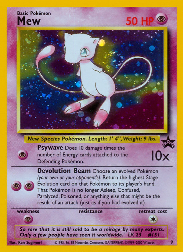 Mew - 09/53 - Wizards Black Star Promos