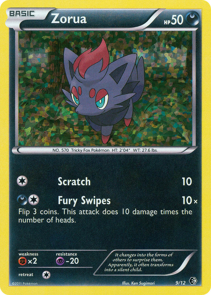 Zorua - 09/12 - McDonald's Collection 2011