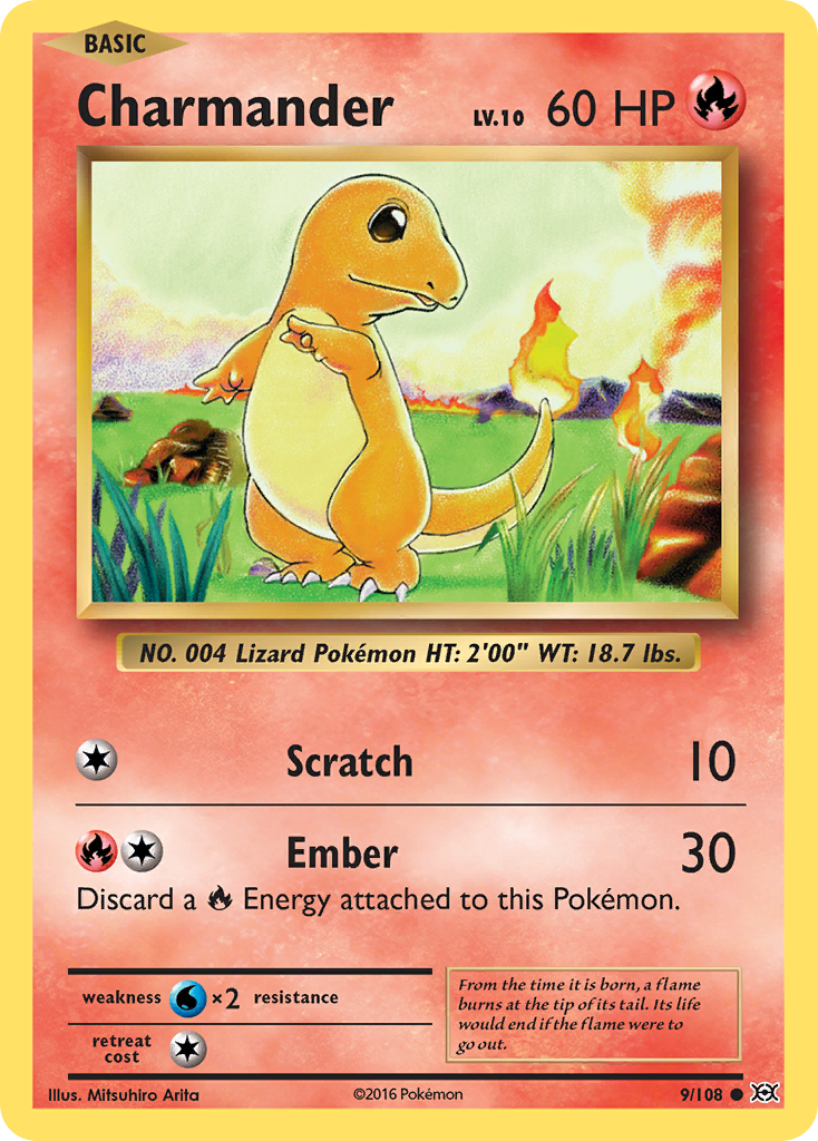 Charmander - 009/108 - Evolutions