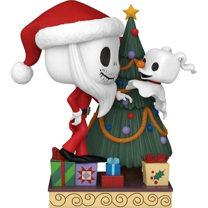 The Nightmare Before Christmas 30th Anniversary Jack and Zero with Tree Deluxe Funko Pop! Vinyl Figure #1386