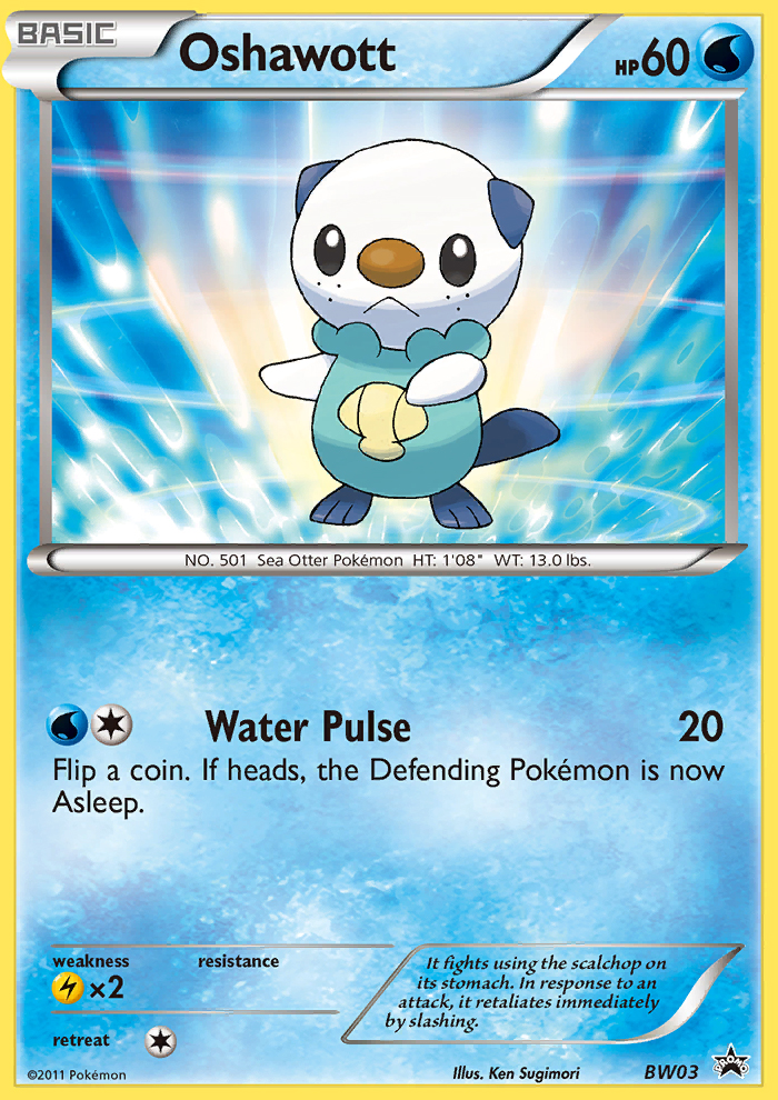 Oshawott - BW03 - BW Black Star Promos