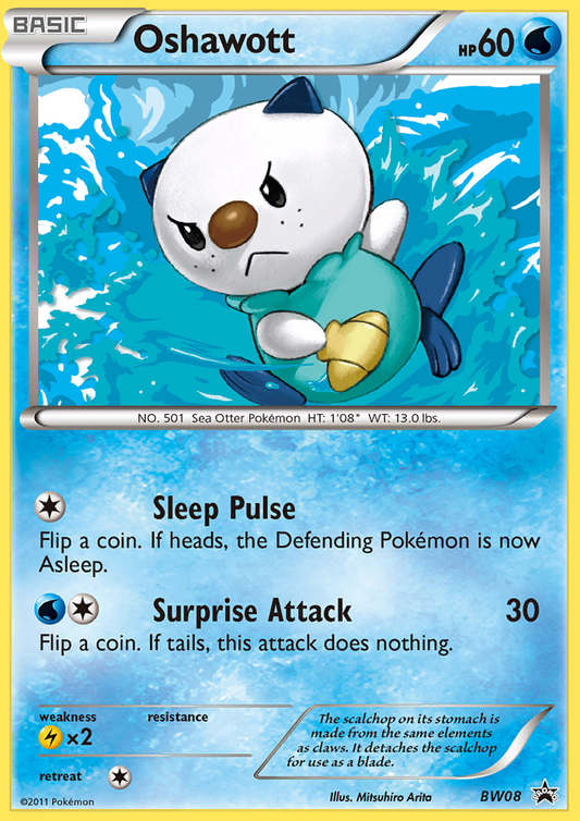 Oshawott - BW08 - BW Black Star Promos